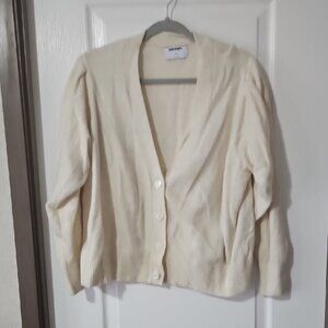Old NAVY Cream Cardigan Sweater